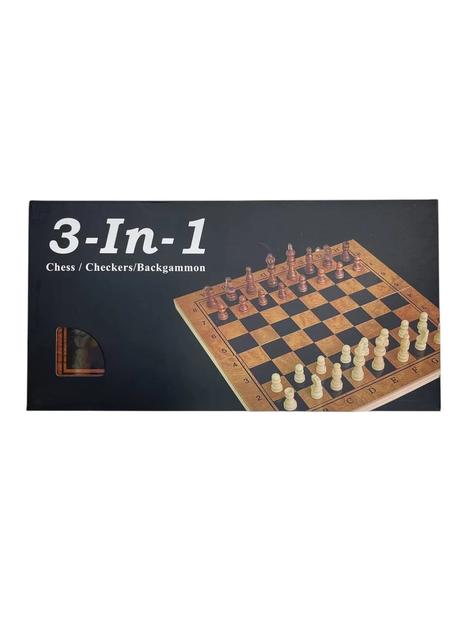 Şahmat/dama/nərd 3-ü 1-də G-39, 40x41 sm