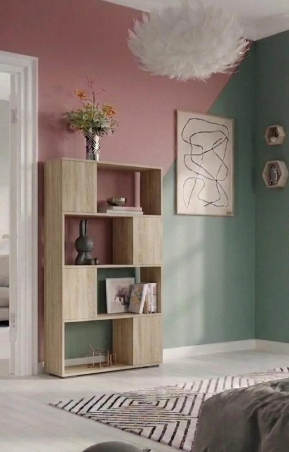Stellaj MB 1, laminat, sanoma, 180x120x40 sm