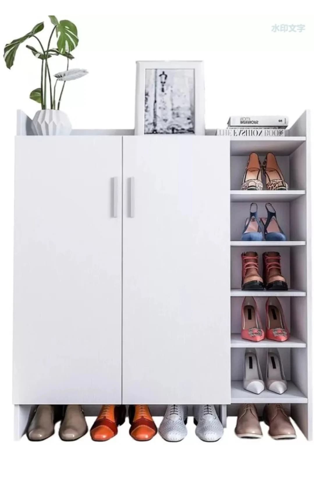 Ayaqqabı üçün Tumba SO0021, laminat, 96x83 sm, ağ — изображение 2