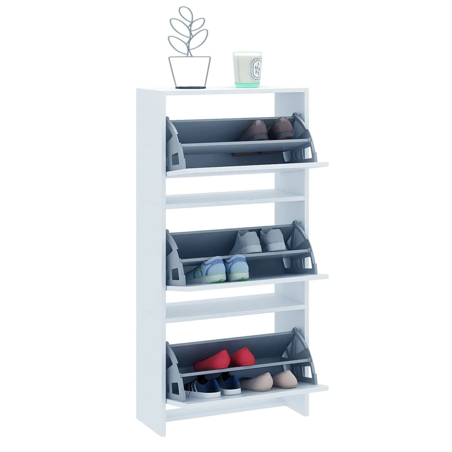 Ayaqqabı üçün tumba Yagmur 120 sm 52 sm 3 əd Laminat — изображение 3