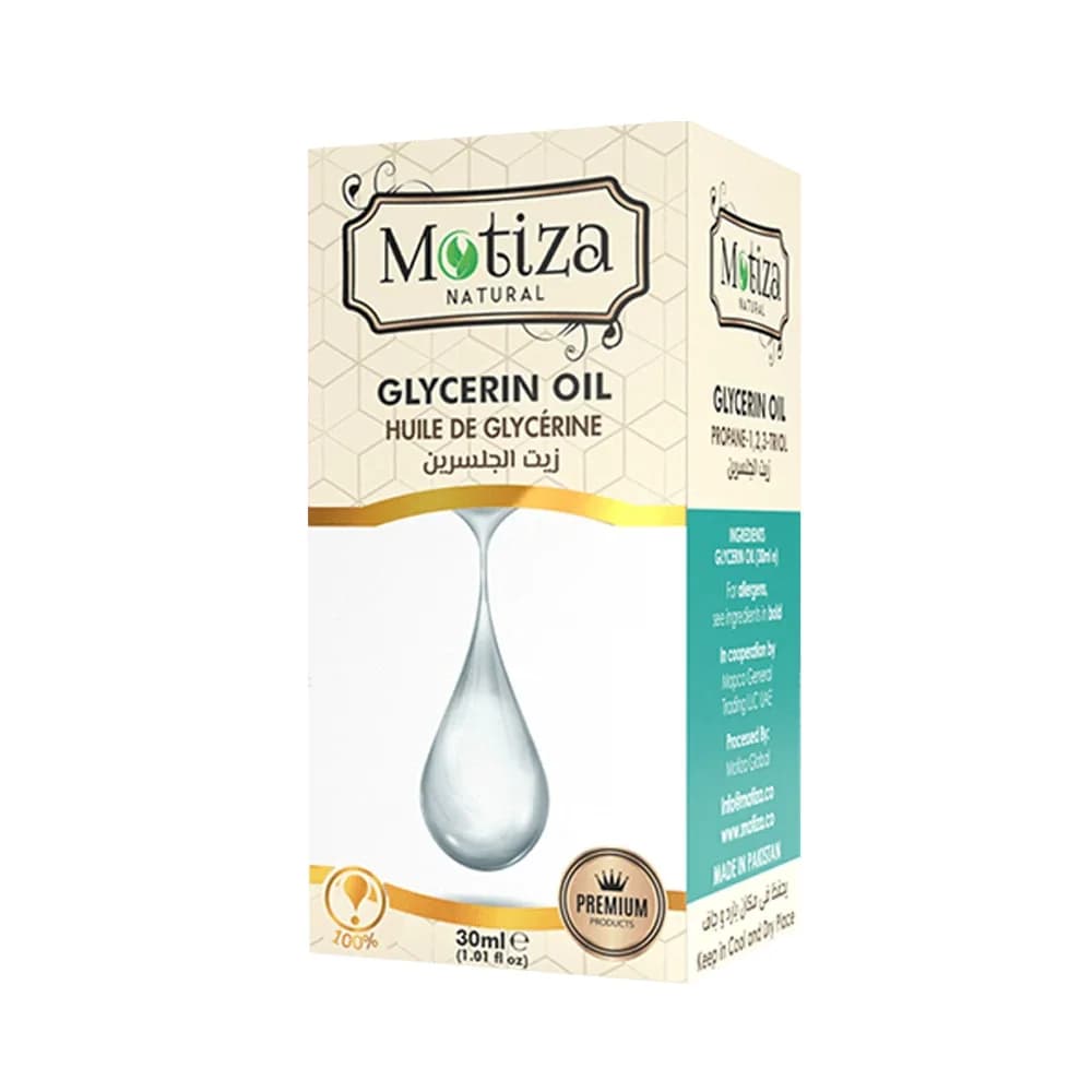 Kosmetik yağ Motiza Natural Glycerin, 30 ml