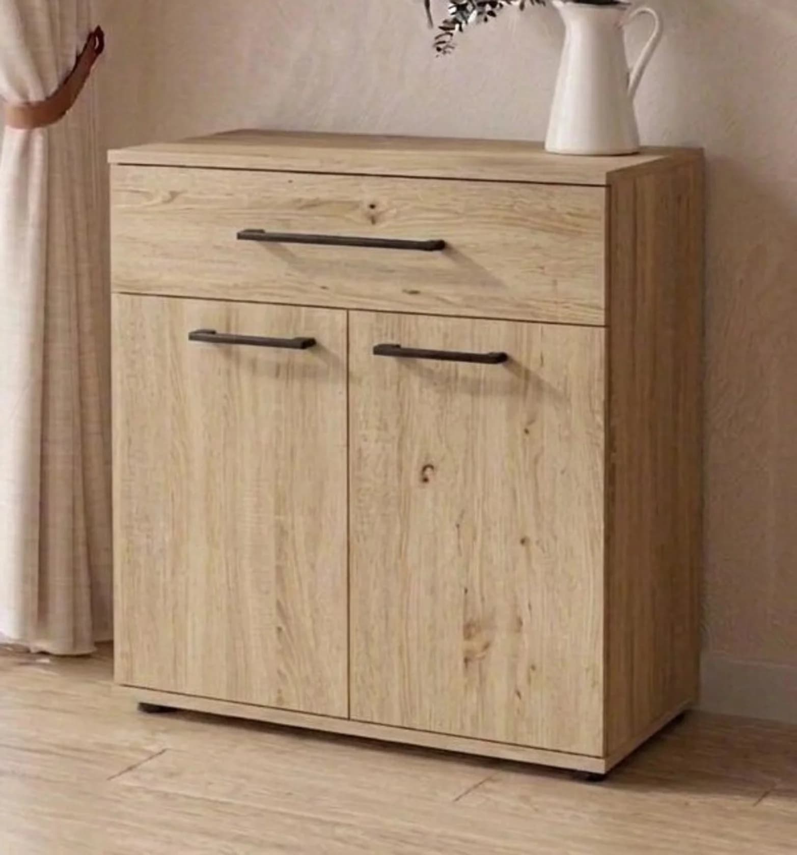 Tumba MB13, laminat, rəng Sonoma, 80x75x36 sm