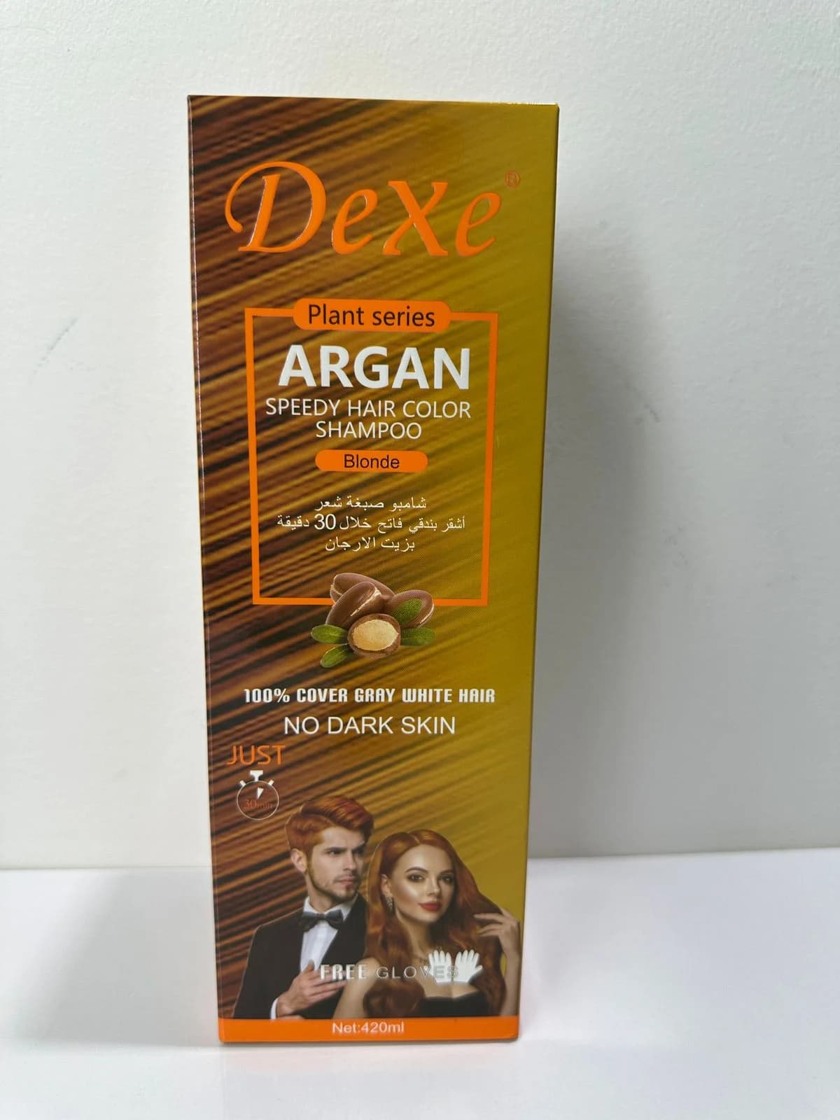 Ton dəyişdirən şampun Dexe Plant series Argan Speedy Hair Color 420 ml