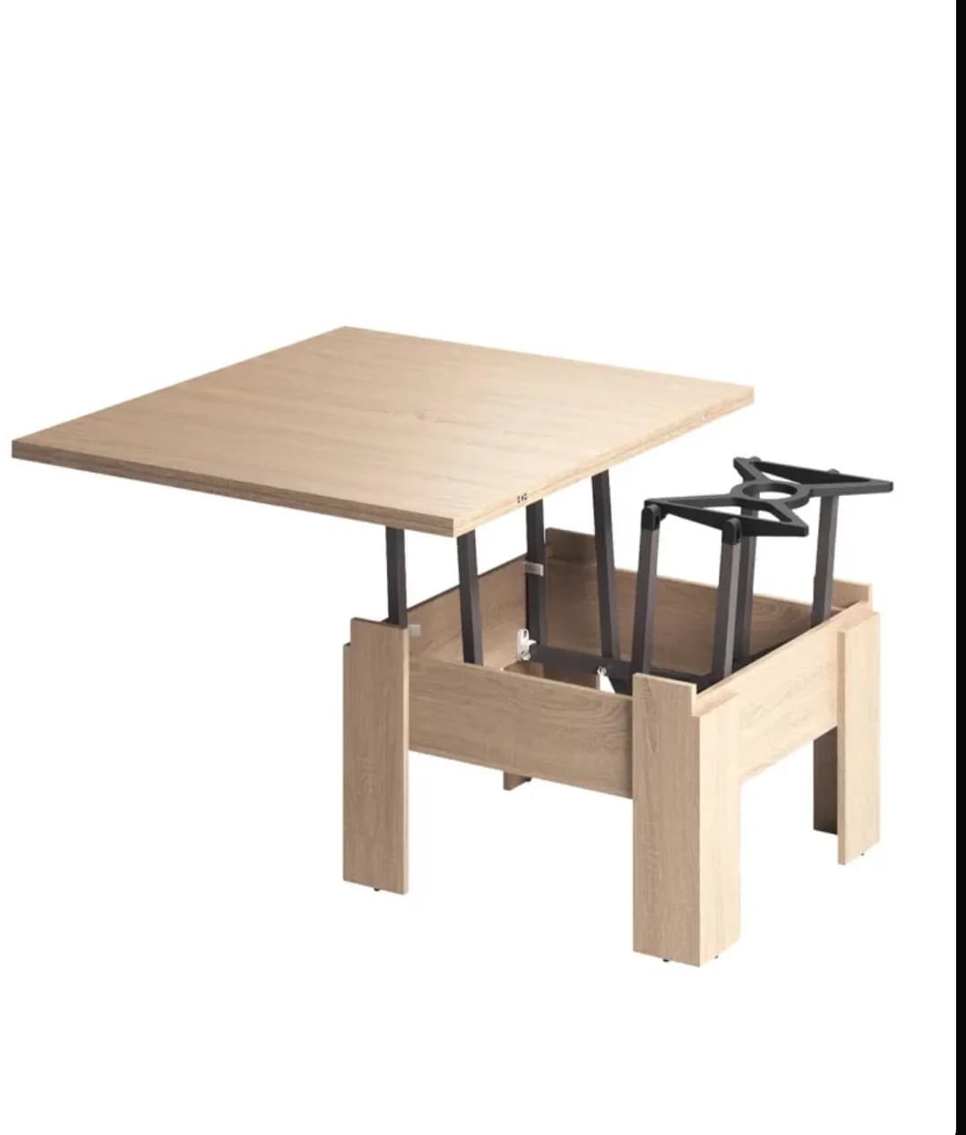Jurnal masası SO0011, laminat, bej, 160x80x74 sm — image 5