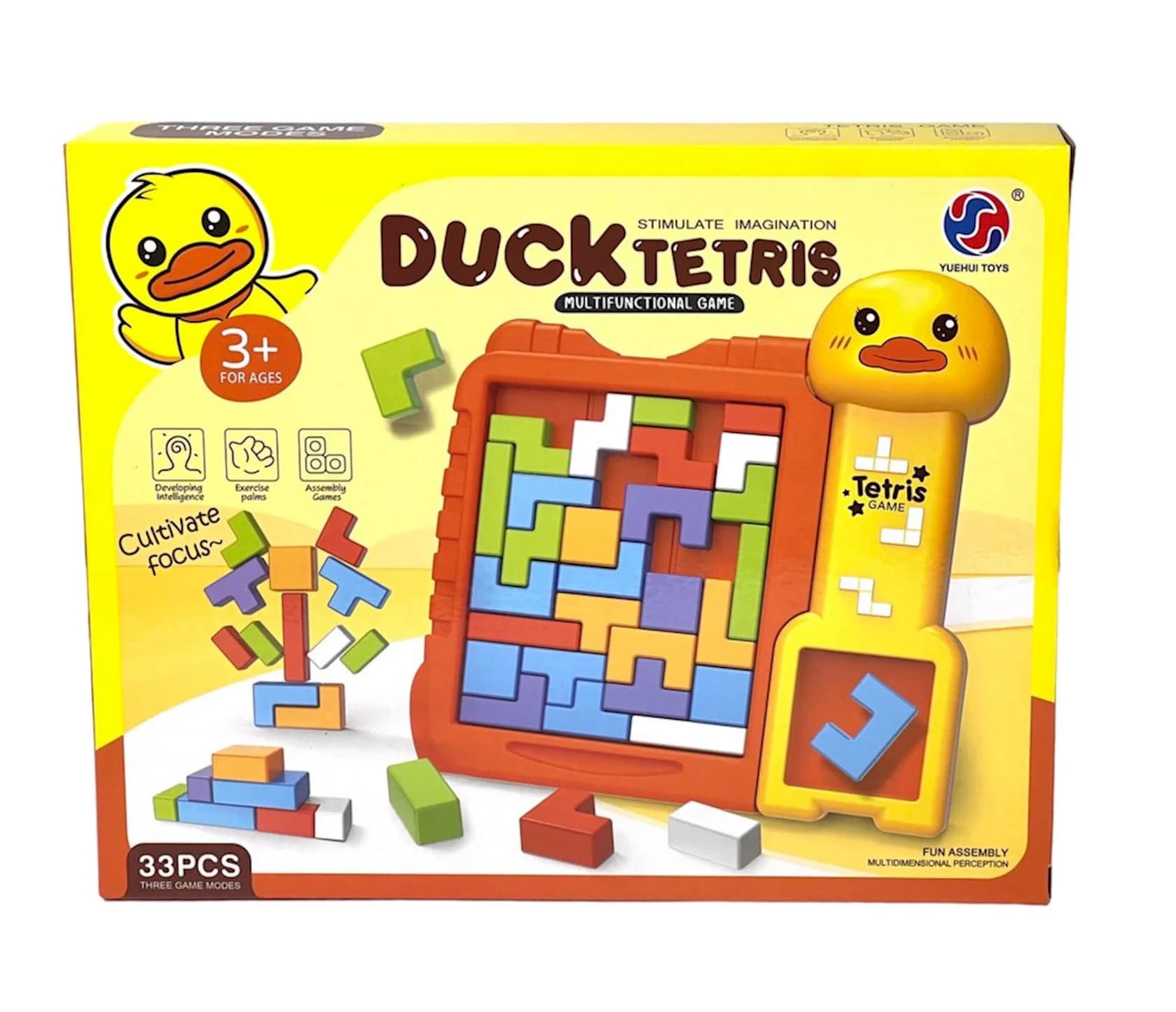 Pazl 2016-232 Duck Tetris, 3+ yaş