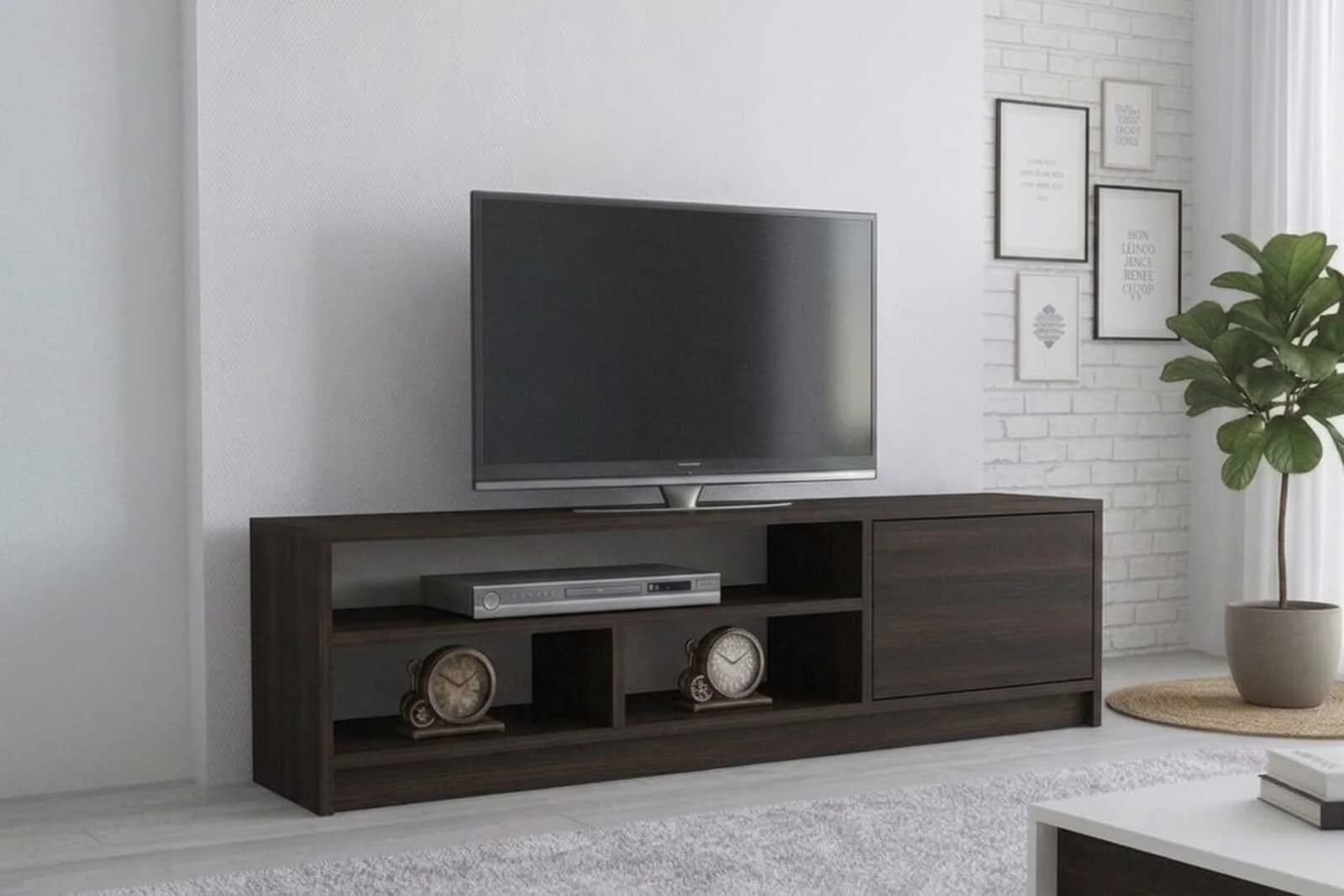 TV üçün tumba MB4, laminat, qəhvəyi, 150x45x35 sm