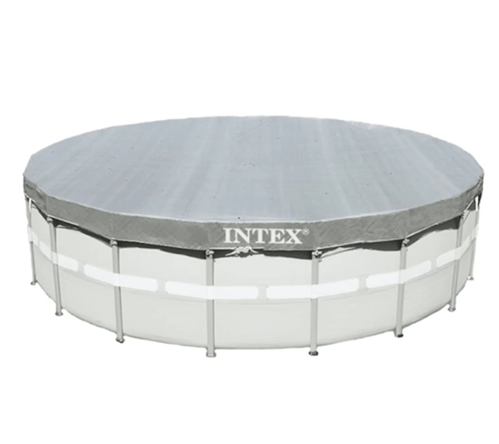 Karkas hovuzu üçün tent Intex Ultra Frame Pools 28040, boz, 488 sm