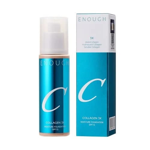 Tonlaşdırıcı krem Enough Collagen 3X Moisture SPF15, 13N Light Beige, 100 ml — изображение 2
