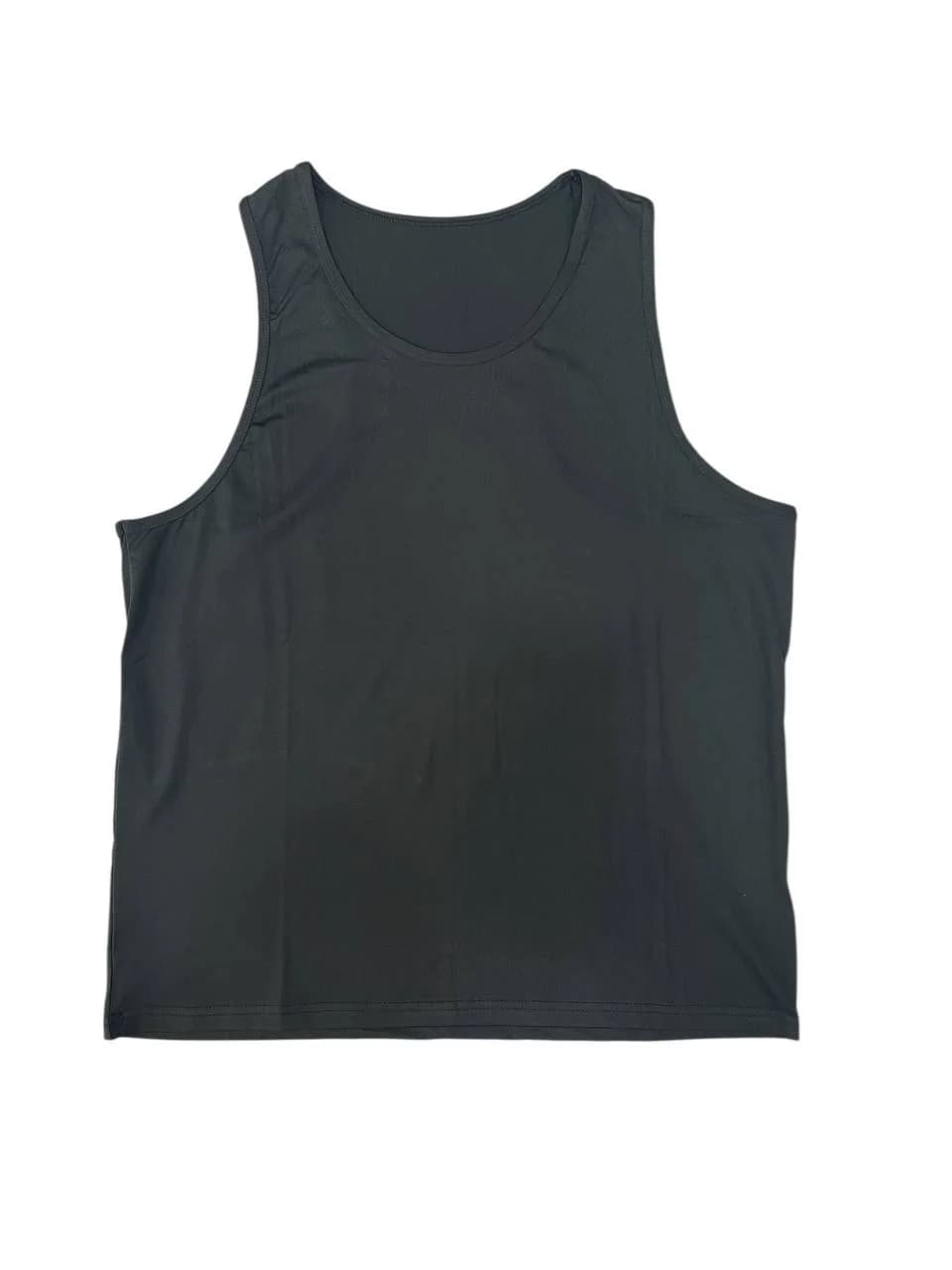 İdman maykası kişilər üçün, poliester, qara, ölçü 3XL