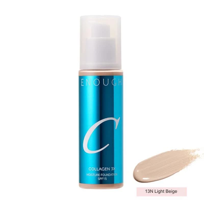 Tonlaşdırıcı krem Enough Collagen 3X Moisture SPF15, 13N Light Beige, 100 ml