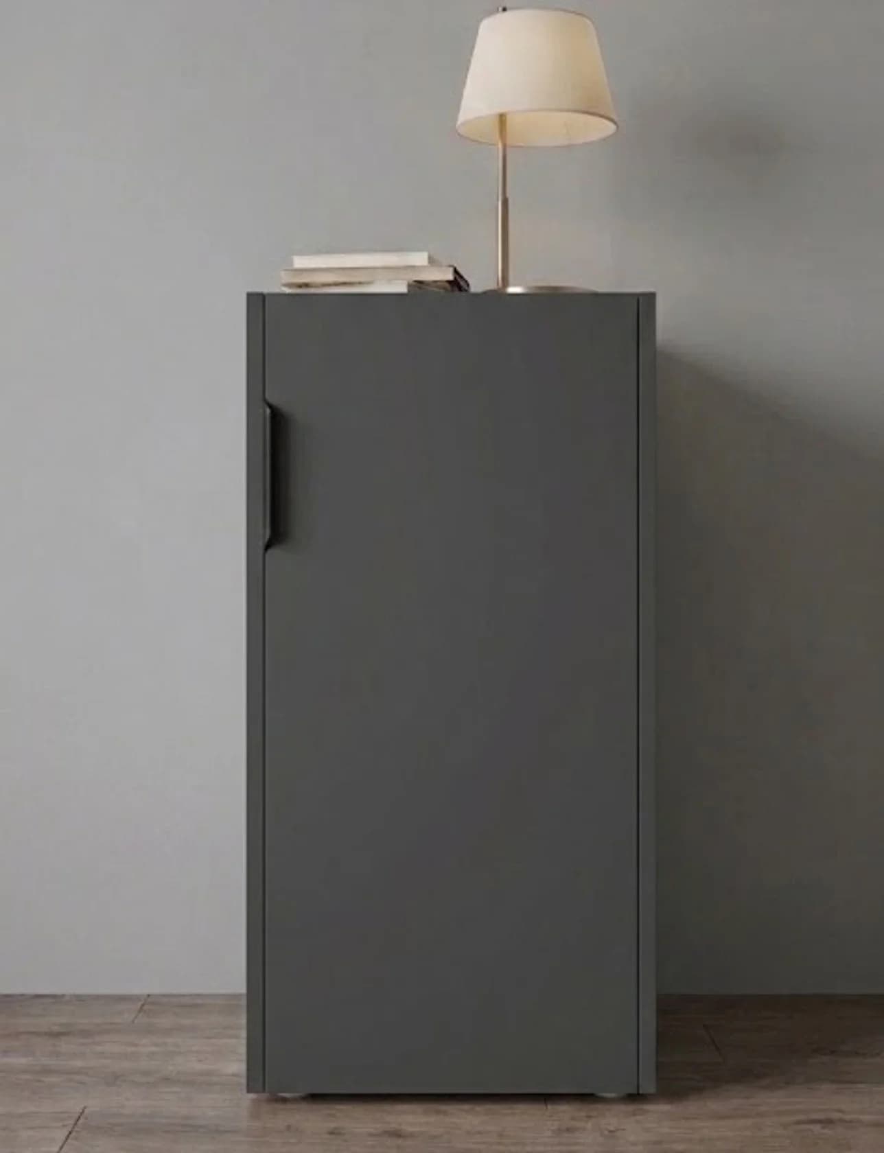 Tumba MB27, antrasit, laminat, 75x40x30 sm