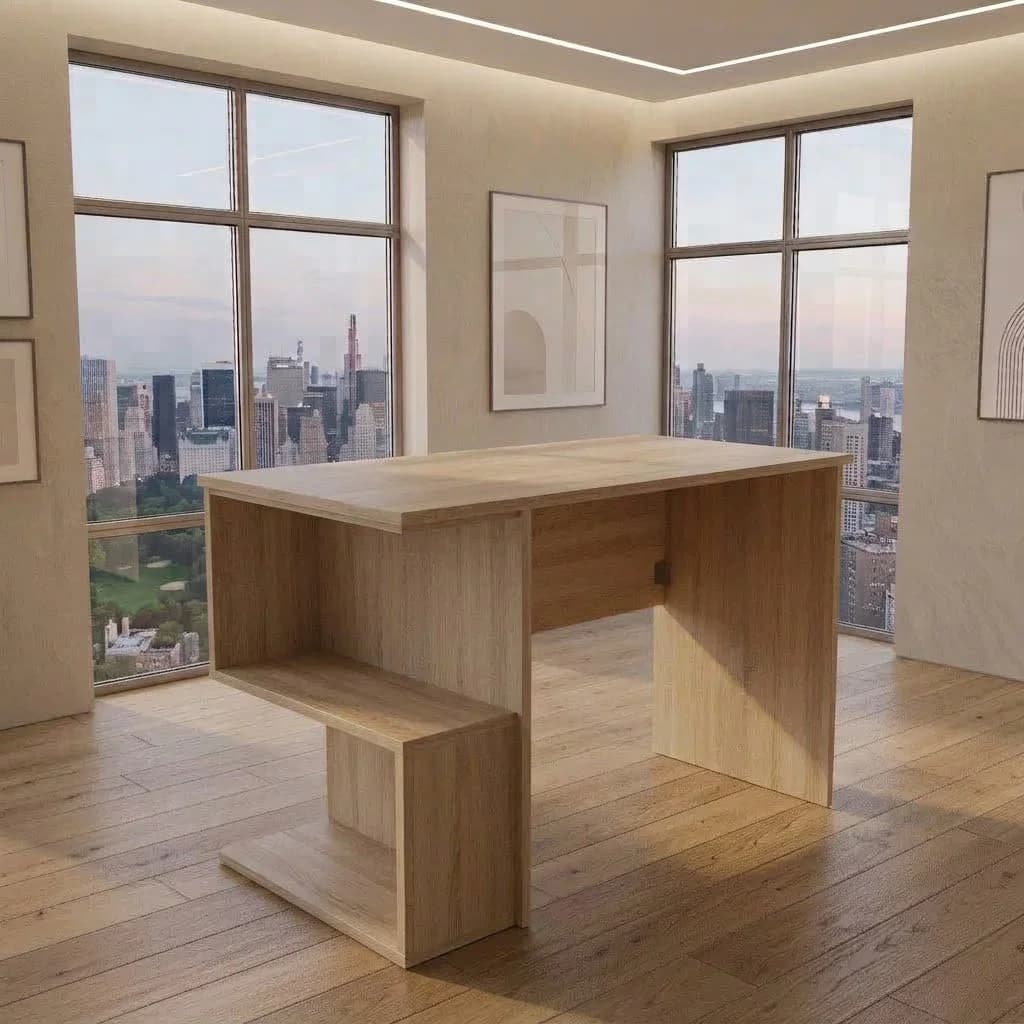 Yazı masası MB 31, Laminat, Sonoma, 100x75x50 sm