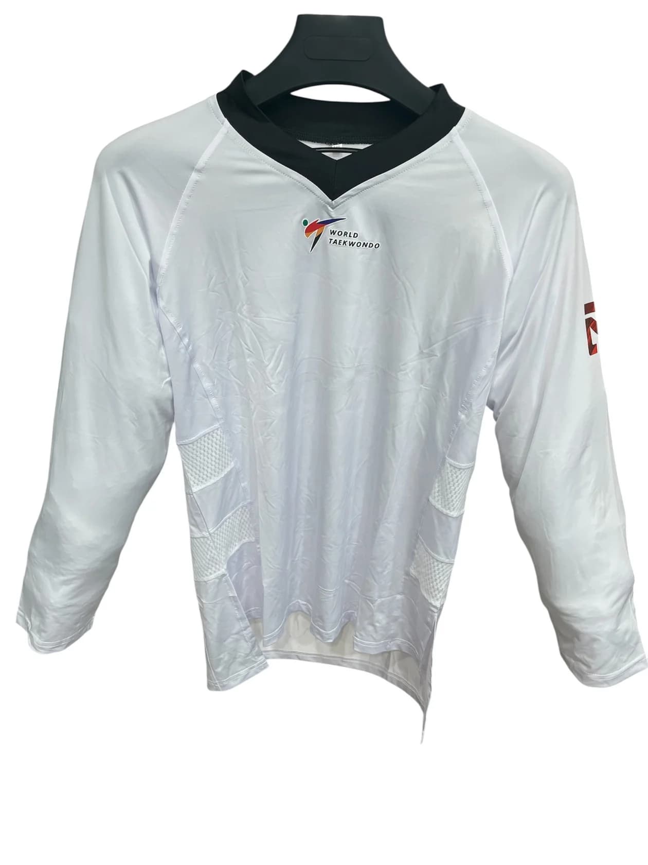 Taekvondo geyim dəsti, ağ, polyester/parça, ölçü 140