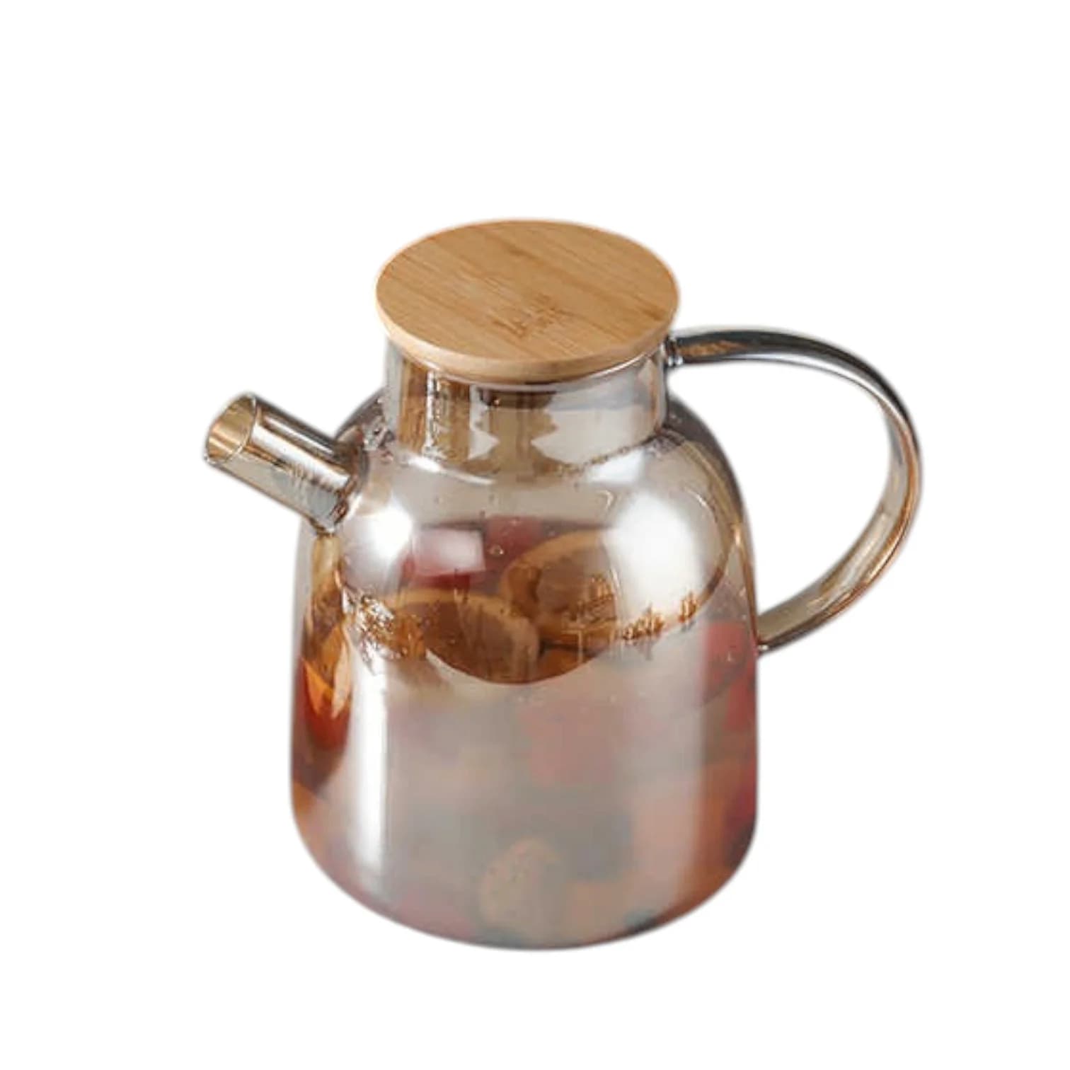 Çaydan GR-47, şüşə, bambuk qapaqlı, 1.5 l