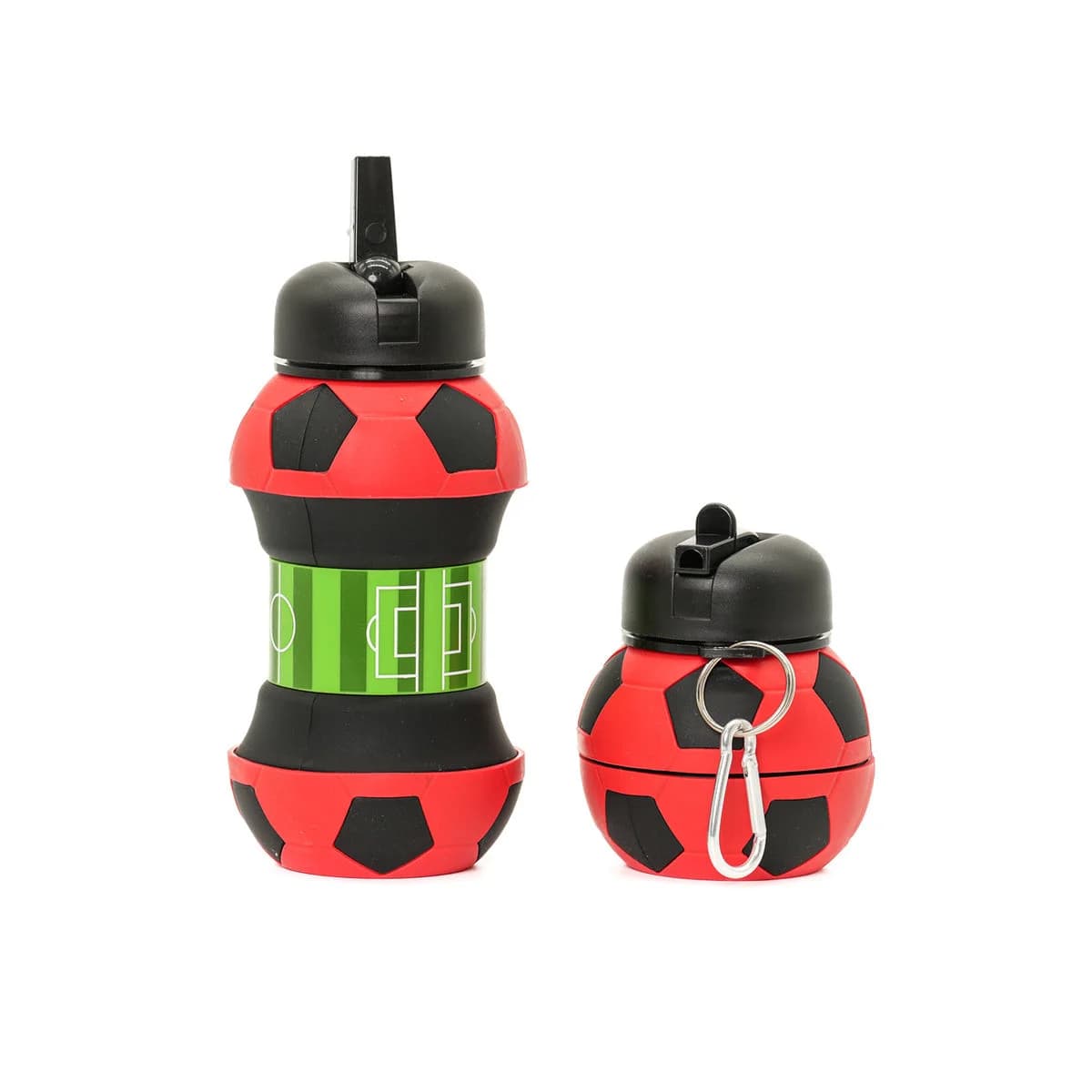 İdman su qabı, açılıb-yığılan, qırmızı, 550 ml - Gstore 123