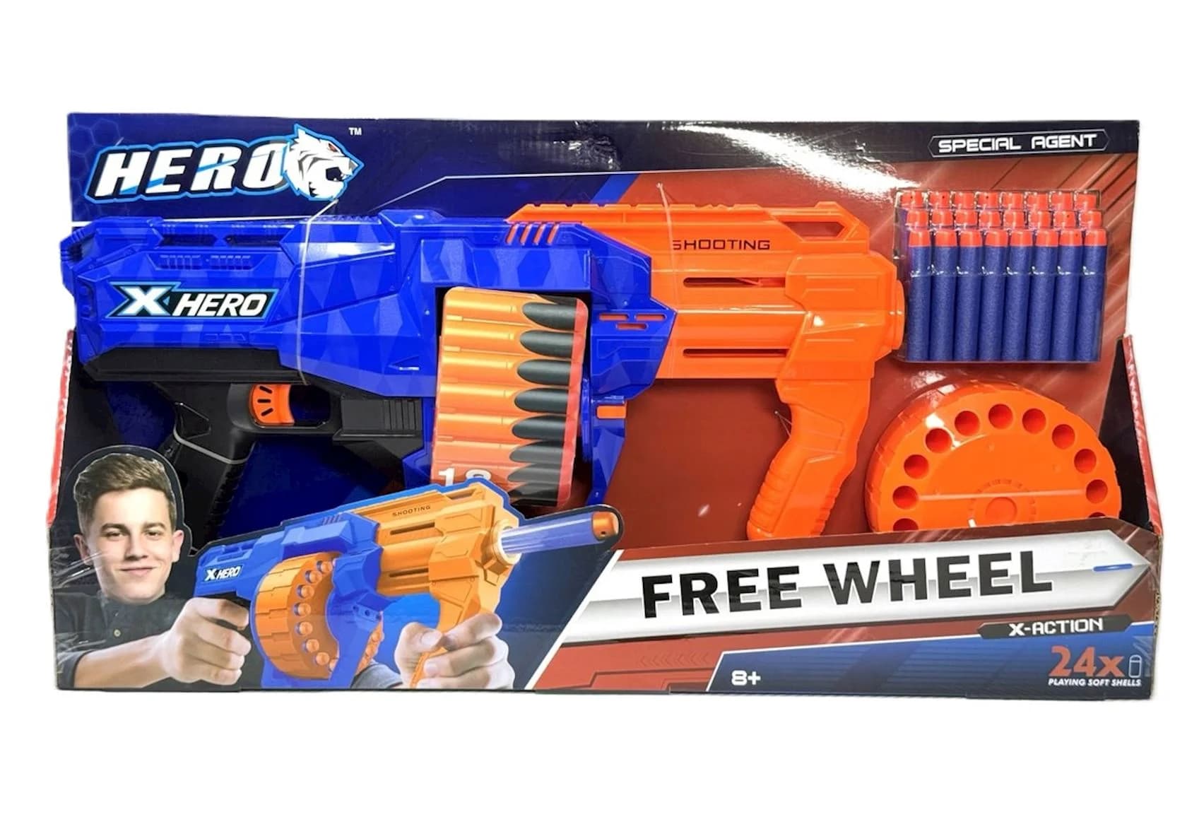 Blaster BT8084, plastik, 8+ yaş
