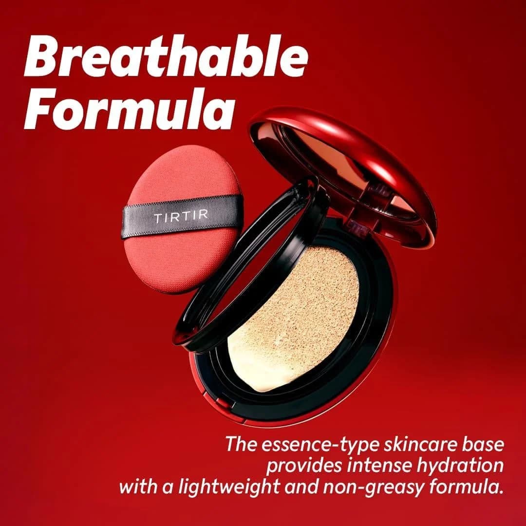 Tonal krem TirTir Mask Fit Red Cushion 17N Vanilla 18 g - Luvu Cosmetics 000046 — изображение 4