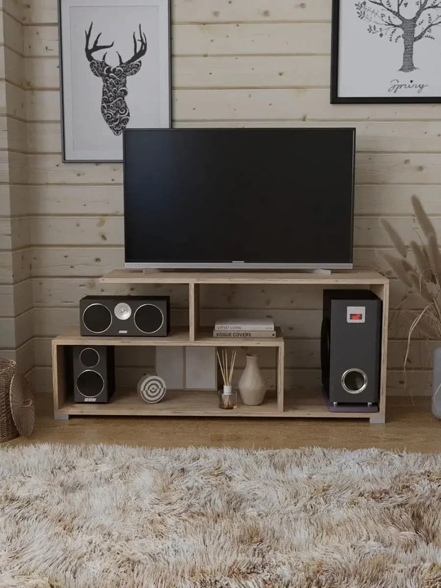 TV üçün tumba Yagmur 42_15456, laminat, votan, 115x50x30 sm