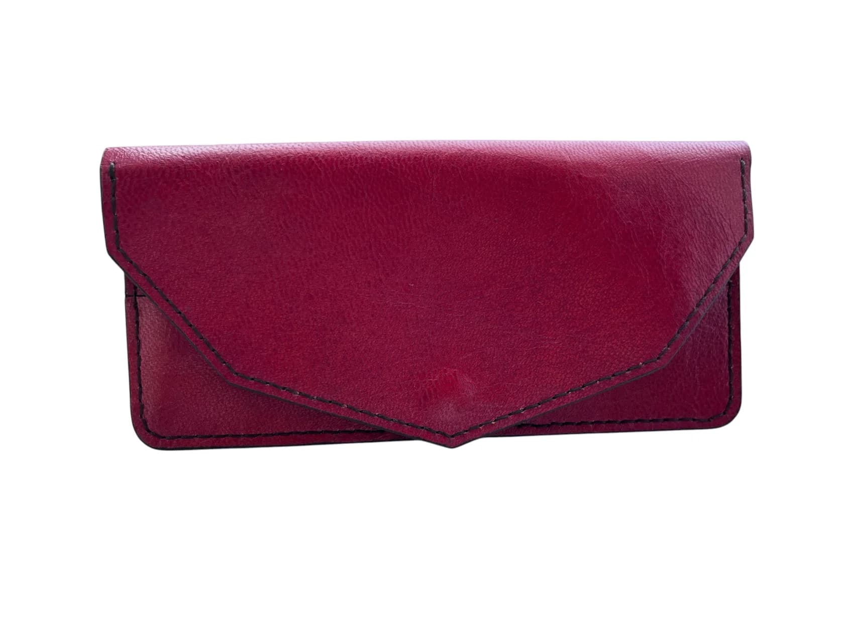 Pul kisəsi qadınlar üçün 67064844, dəri, 9x19.2 sm, tünd qırmızı — şəkil 3