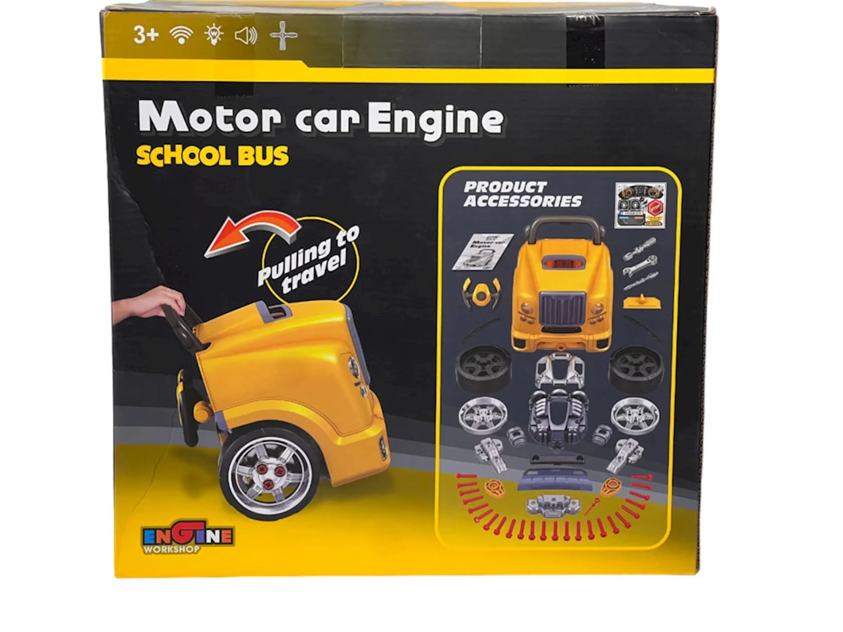 Oyuncaq alətlər dəsti D001-1 Motor Car Engine, 3+ yaş — изображение 3