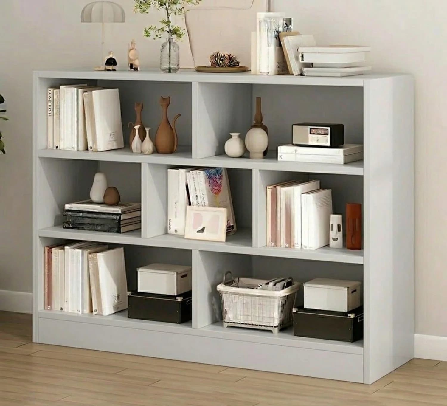 Stellaj MB6, laminat, , 72x100x30 sm, boz