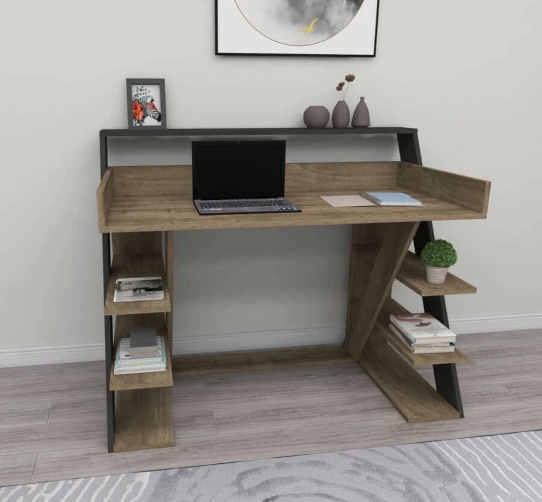 Kompüter masası SO0022, laminat, bej, 123x60x97.6 sm — изображение 3
