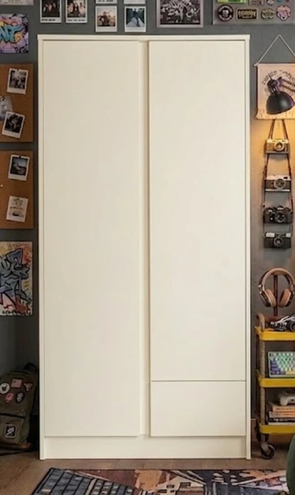Döşəməüstü dolab, Laminat, Bej, 180x75x50 sm