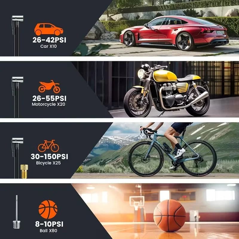 Velosiped üçün elektrik nasos A8252 — şəkil 3