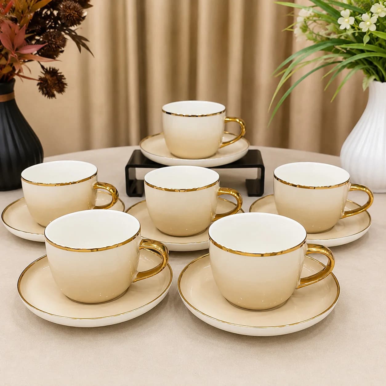 Çay servizi, keramika, 200 ml, 6 nəfərlik, 12 parça