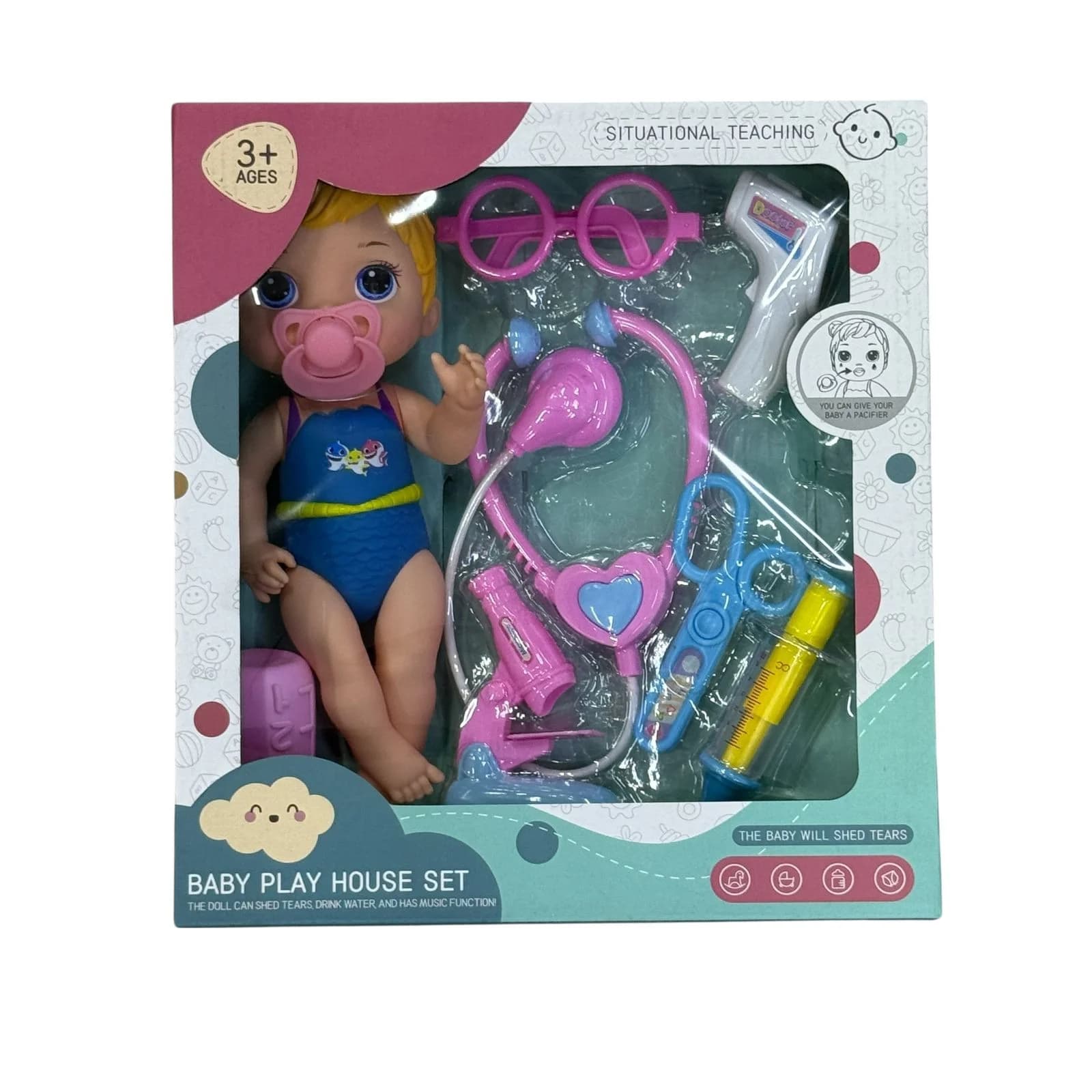 Həkim oyunu 2023-10, plastik, 3+ yaş