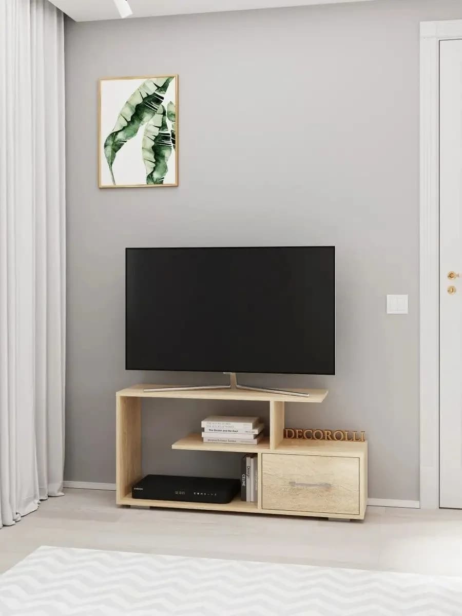 TV üçün tumba Yagmur, laminat, sonomo, 105x28x50.1 sm — изображение 3