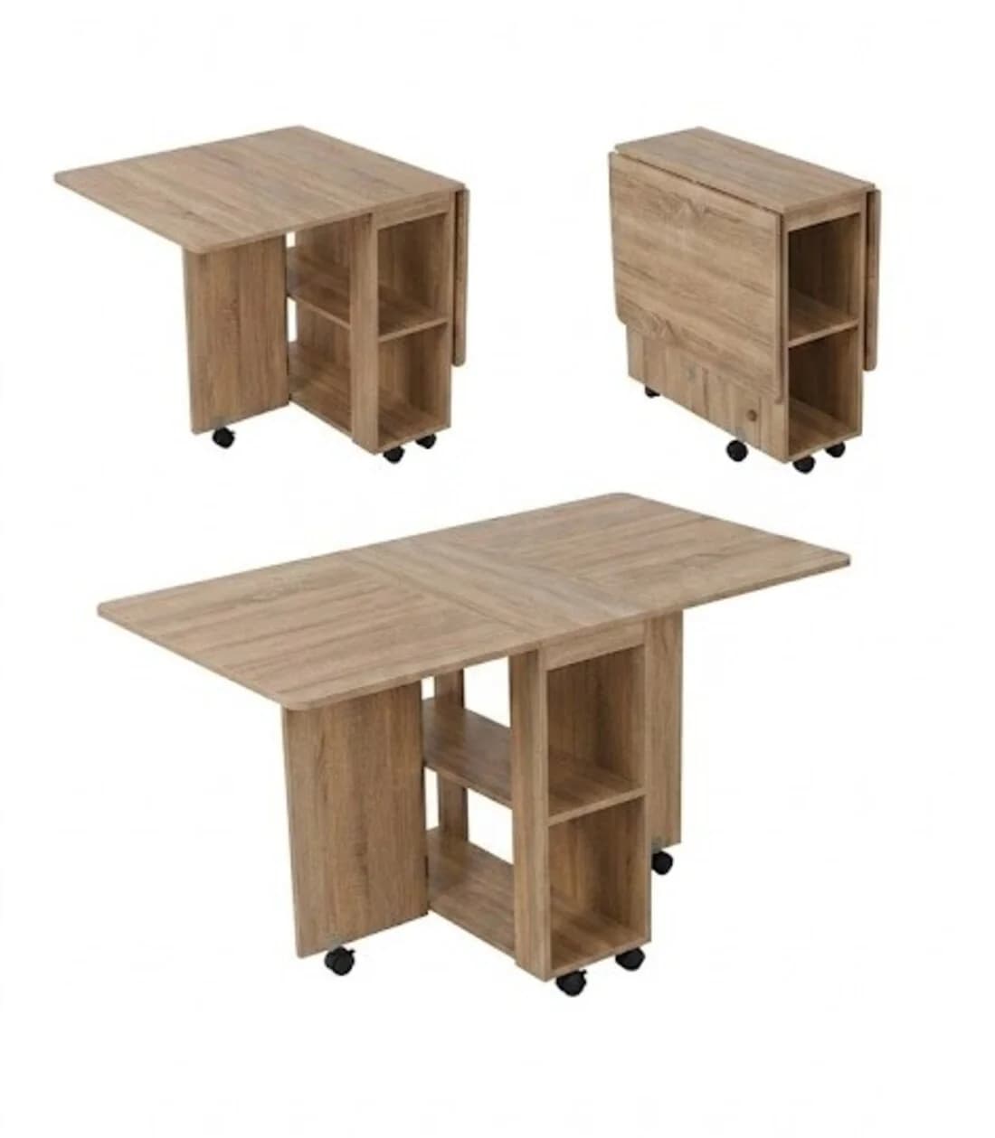 Yemək masası MB1, laminat, sonoma, 120x80x75 sm — image 2