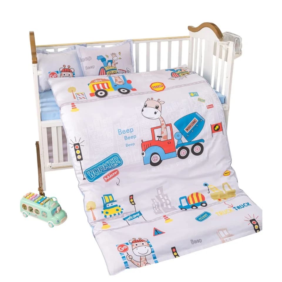 Yataq dəsti Annaberry Sateen model 7.6, bebe, 100x150/110x160/35x45 sm, Sateen - GS_1_062