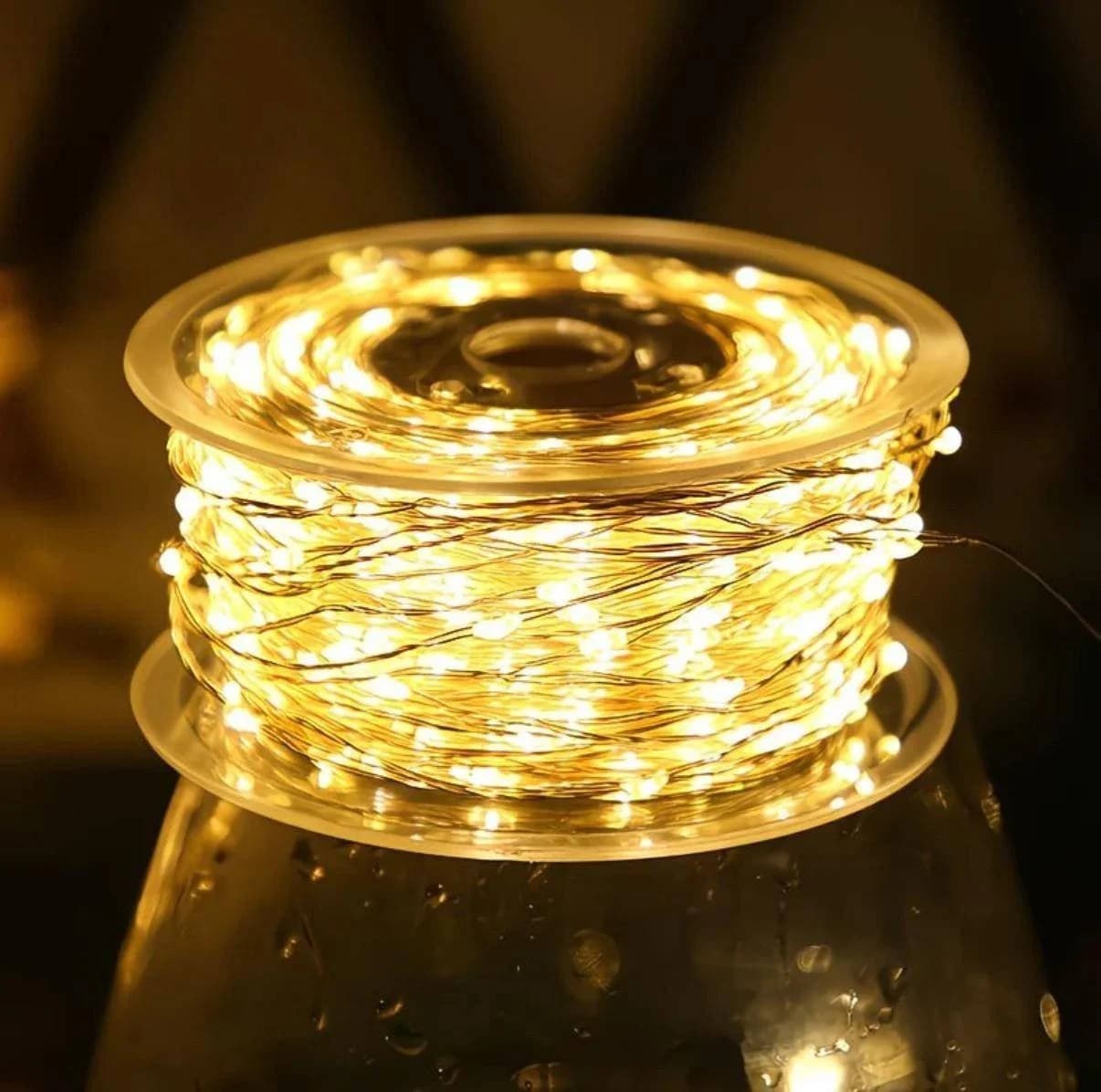 Yeni il üçün LED çələng Rosa, pp 50 m, 1000 lampa