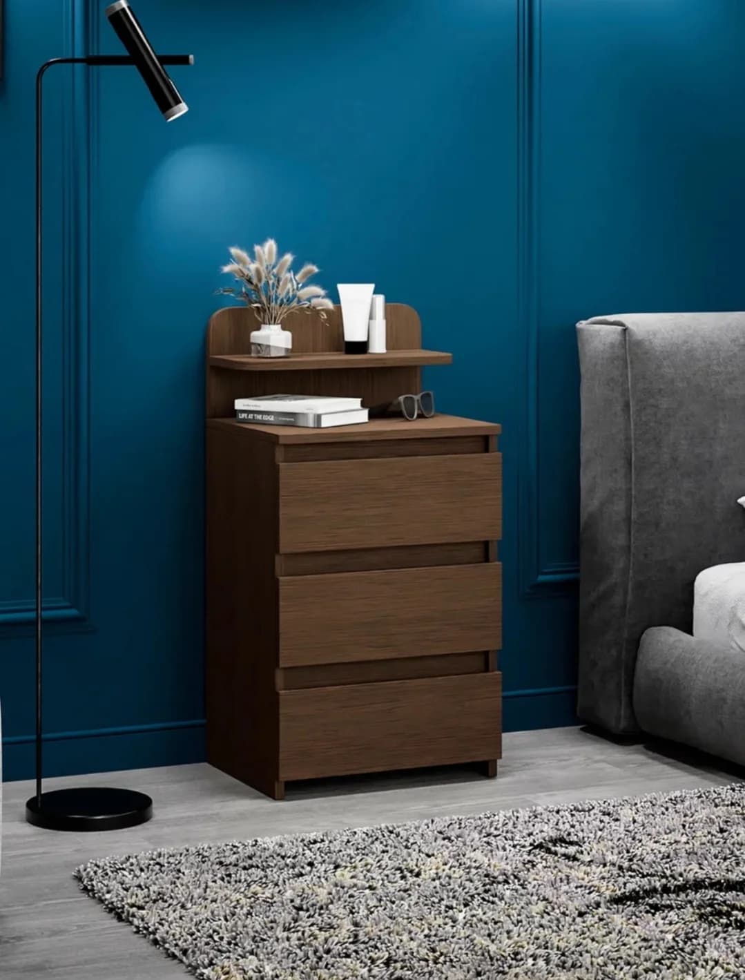 Tumba SO0013, laminat, 75x40x31 sm, qəhvəyi