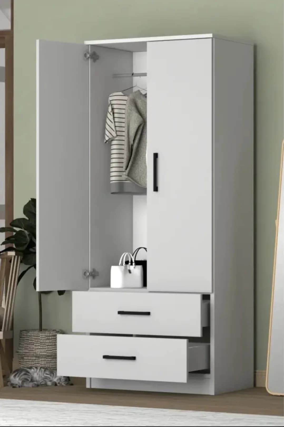 Döşəməüstü dolab SO86, laminat, 172x60x45 sm — image 3