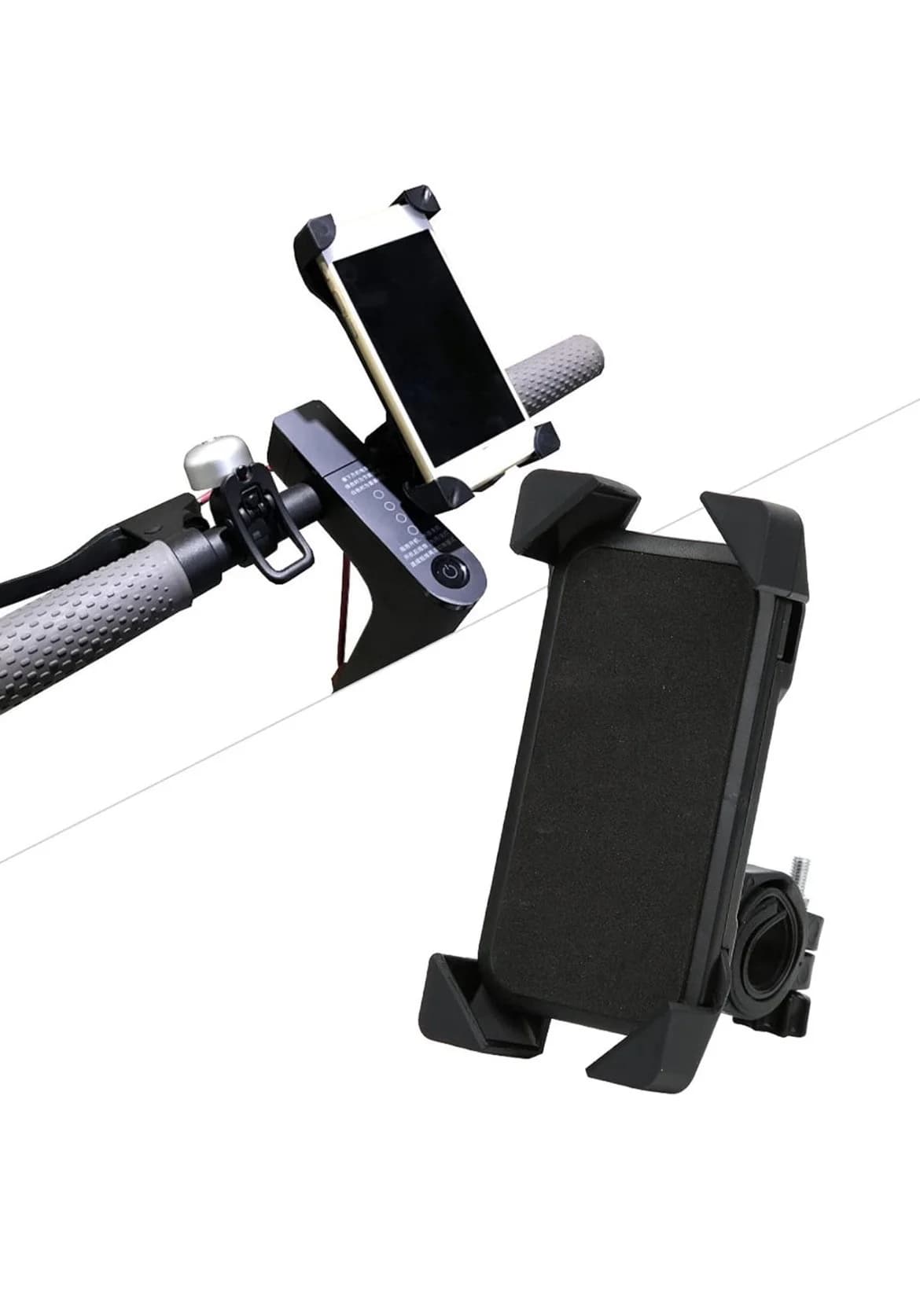 Telefon tutacağı velosiped üçün Power 97, qara