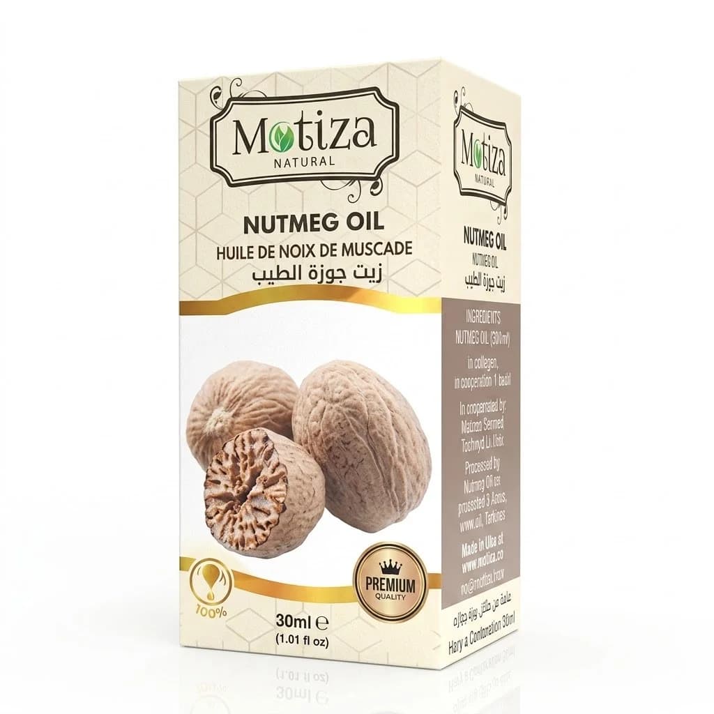 Kosmetik yağ Motiza Natural Nutmeg 30 ml