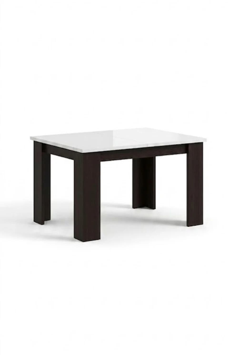 Mətbəx üçün masa, laminat, rəng Venge/ağ, 90x75x75 sm