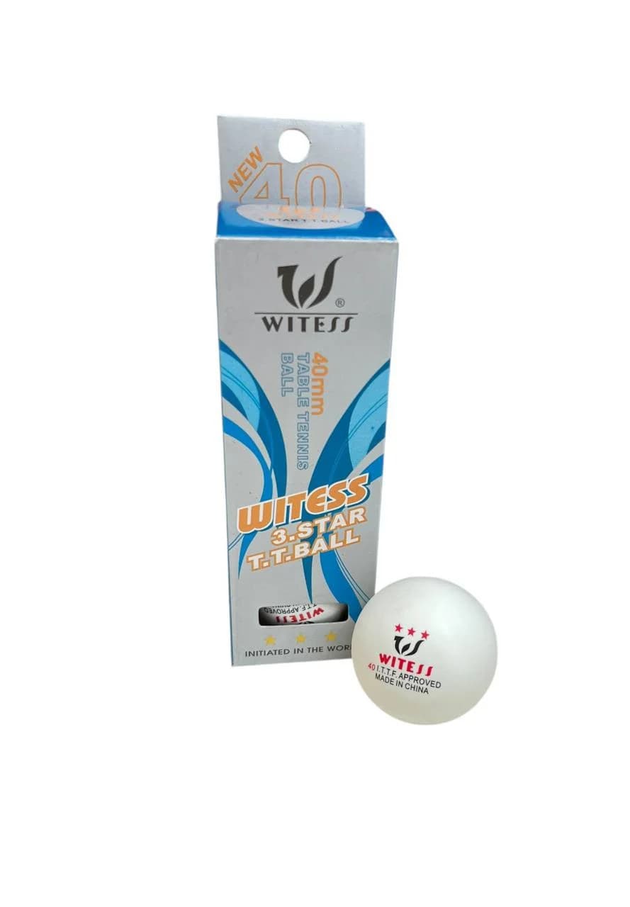 Tennis topu dəsti S19, ağ, 3 əd