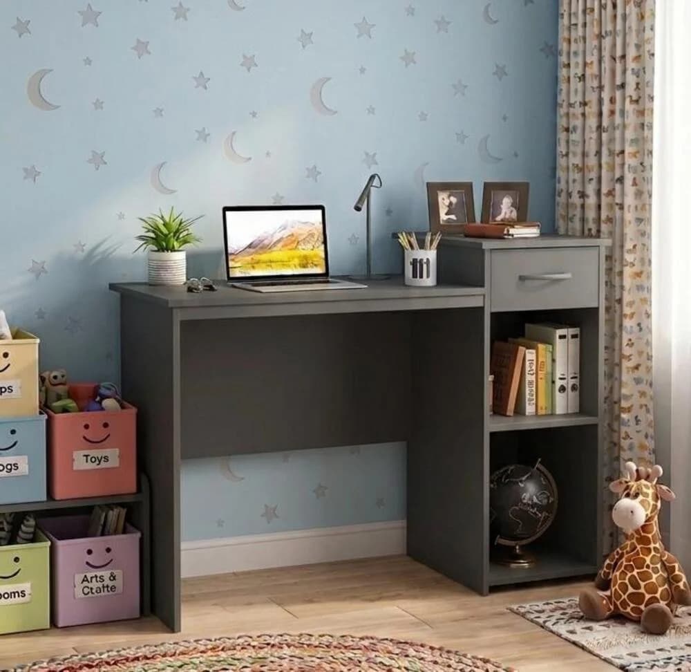 Yazı masası MB 2, laminat, antrasit, 105x75x50 sm