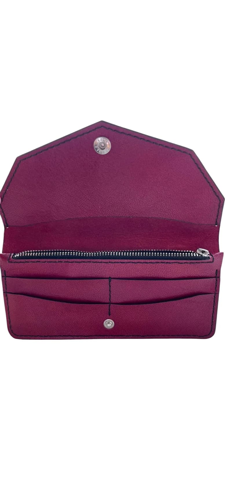 Pul kisəsi qadınlar üçün 67064844, dəri, 9x19.2 sm, tünd qırmızı