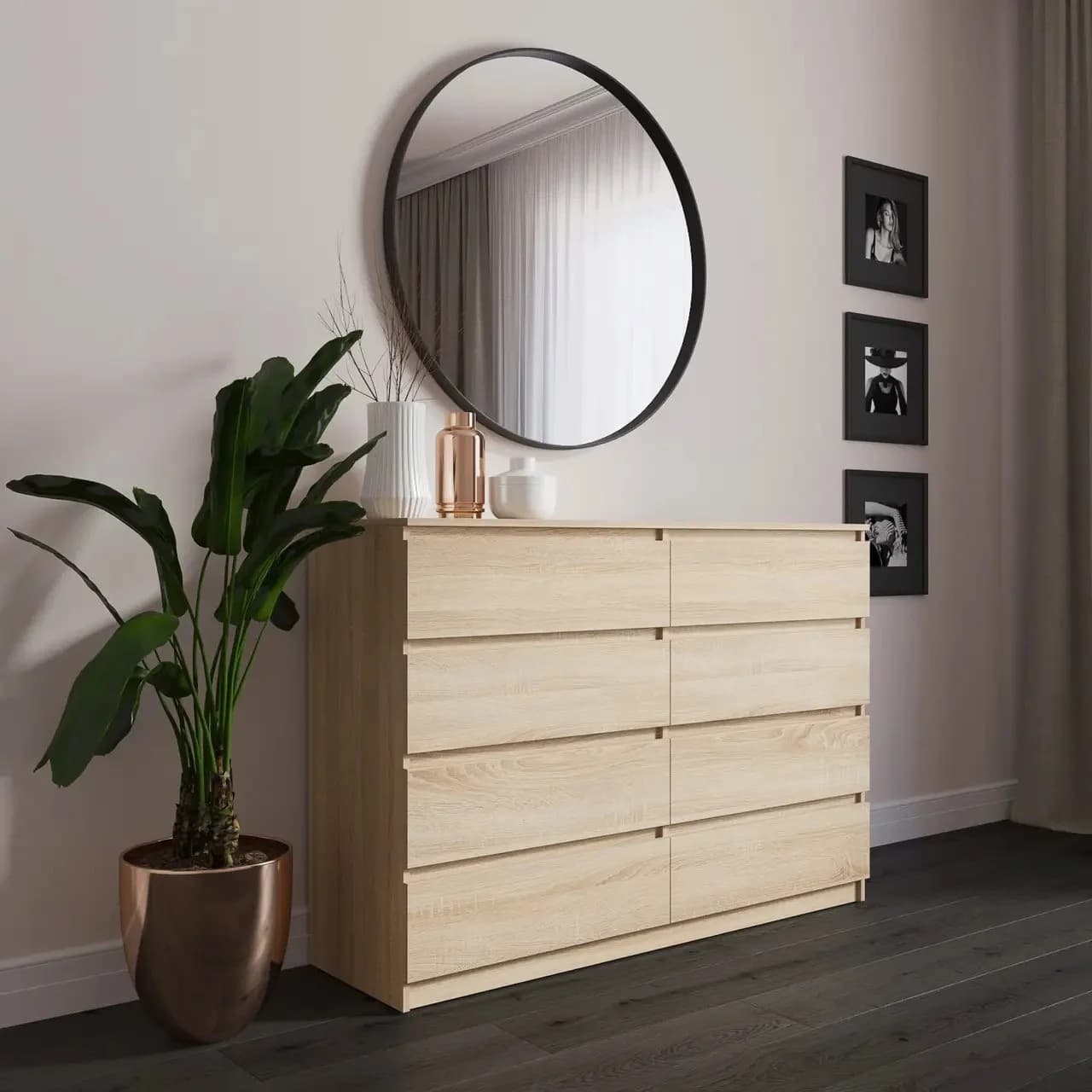 Kamod Yagmur, laminat, sanoma, 140x97.8x40 sm
