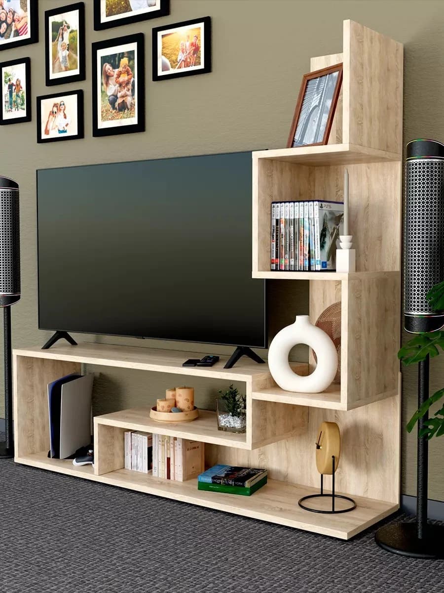Tv üçün tumba Yagmur, sonomo, laminat, 109x110x25 sm