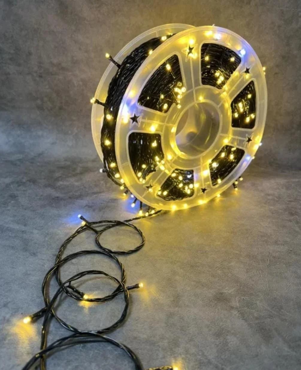 LED çələng 453682, ağ/sarı, 100 m — image 2