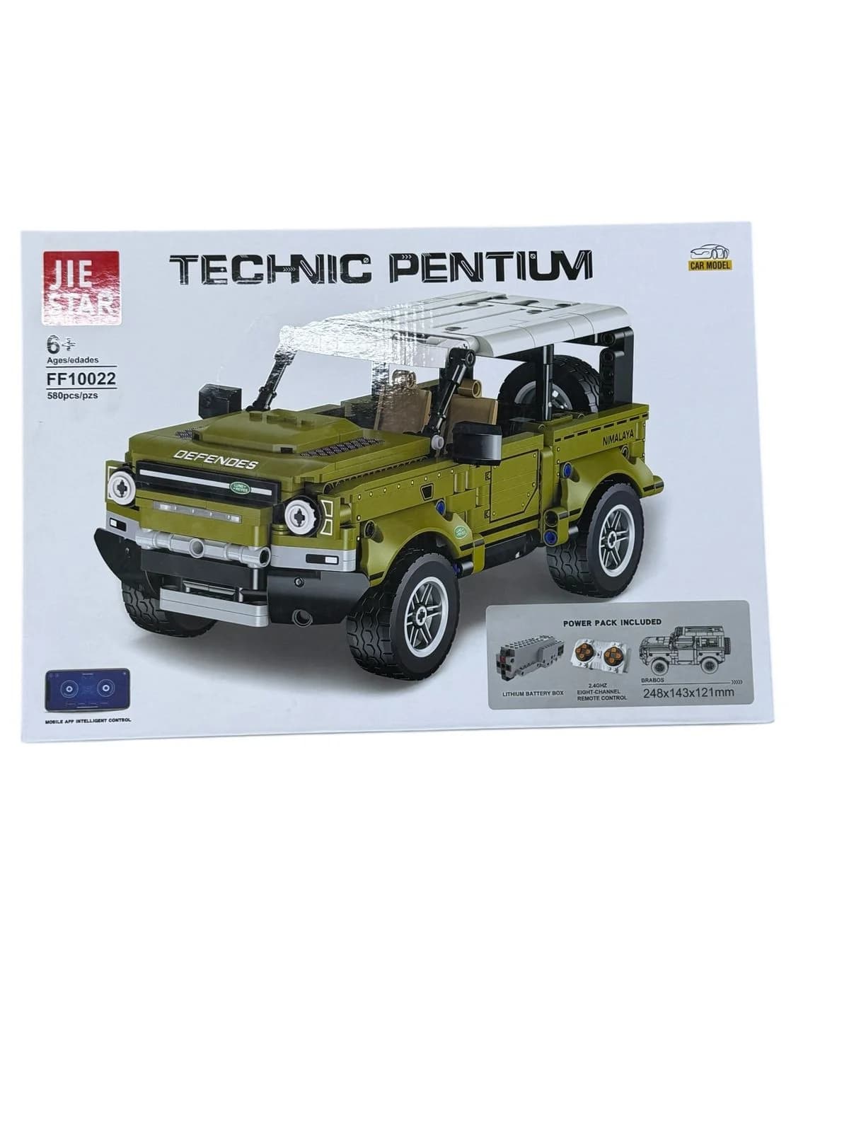 Konstruktor JIE STAR TECHNIC PENTIUM FF10022, 580 hissə