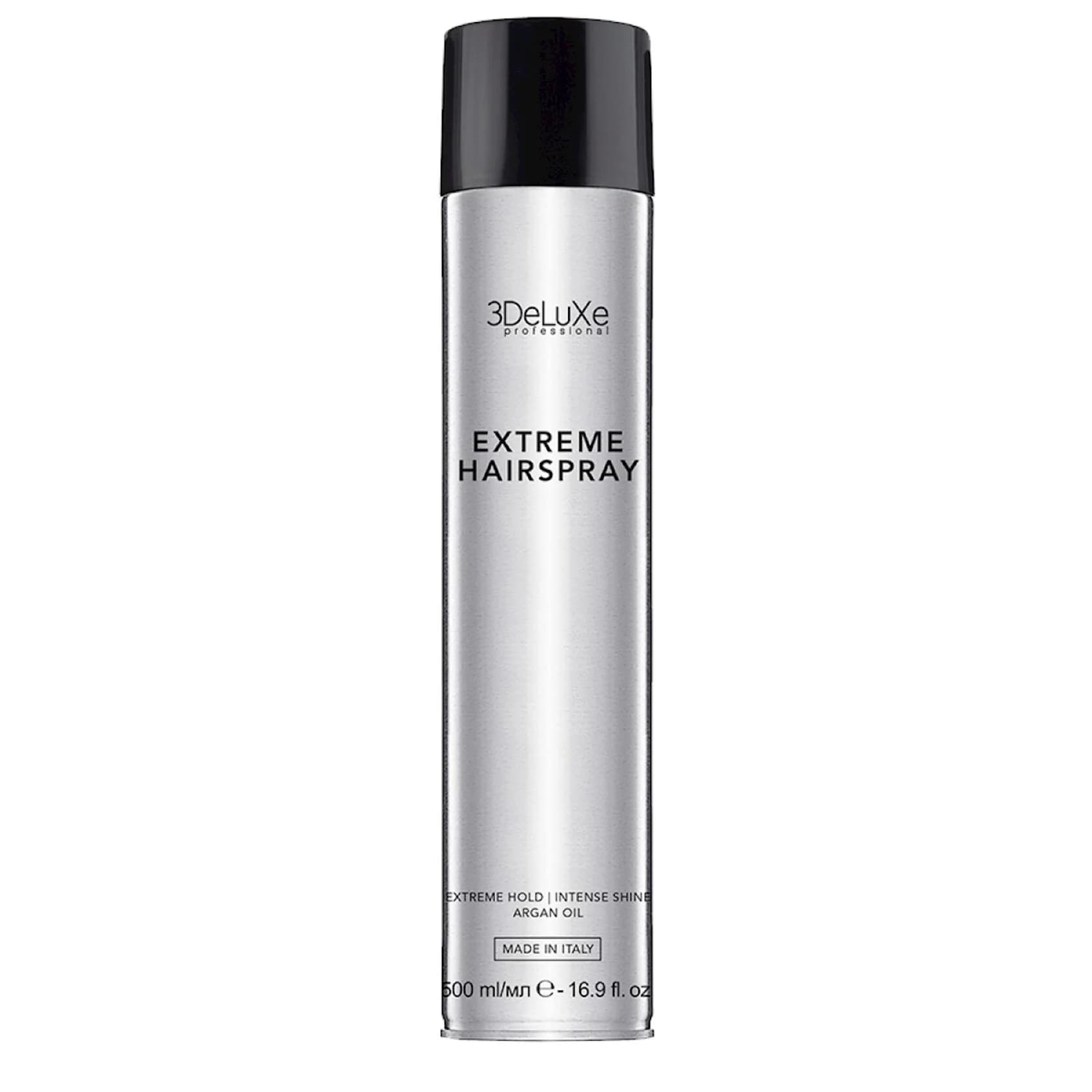 Saç üçün lak ekstra güclü fiksasiya 3Deluxe Professional Extreme Hair Spray 500 ml