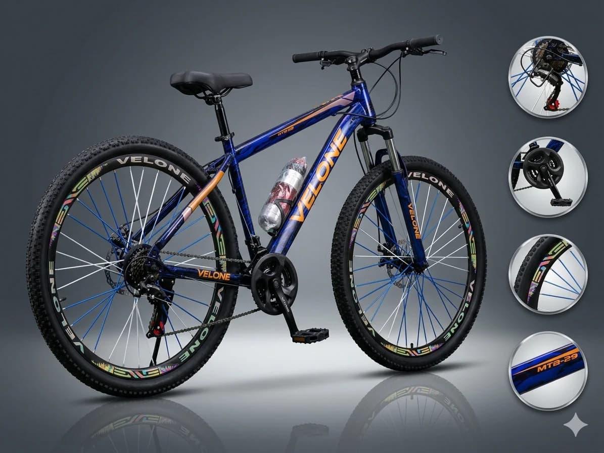 Dağ velosipedi Velone 86541050 29", göy