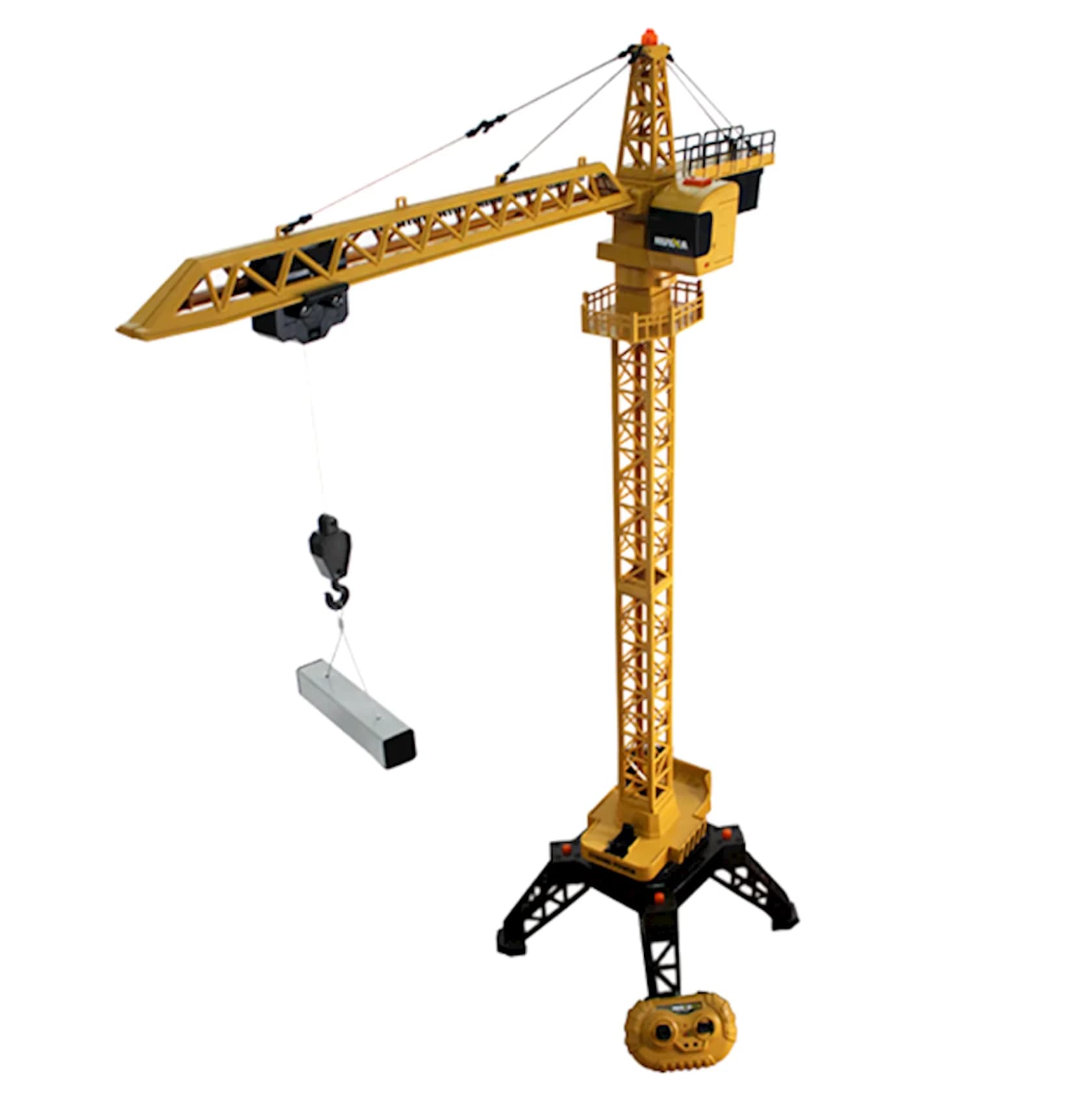 Radio ilə idarə olunan kran Huina 1585, sarı, 92x34x120 sm, +3 yaş — изображение 2