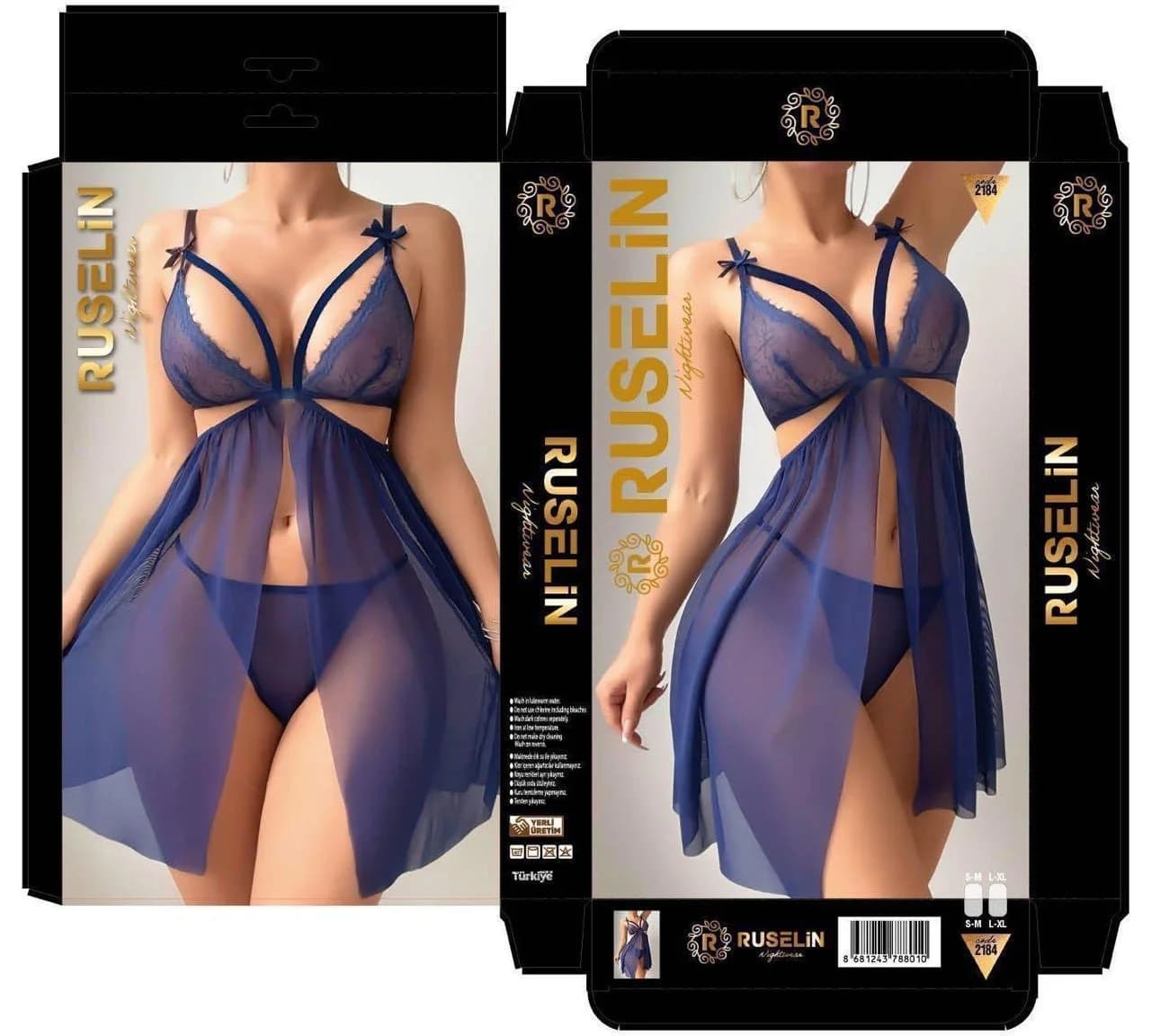 Kombinasiya, Tünd göy, Poliester, ölçü One size